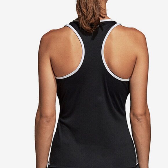 Women's Adidas Club Tank Black & White DUO952 Large L - Picture 3 of 12